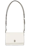 Alexander Mcqueen Small The Biker Shoulder Bag In Soft Ivory