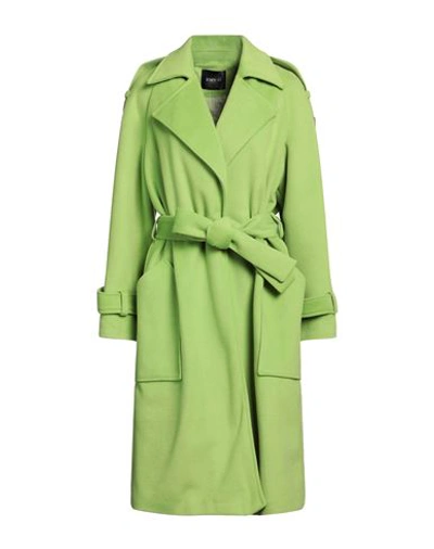 Emy-ò Female Woman Coat Green Size 12 Polyester