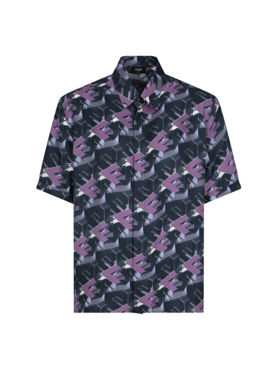 Fendi Shirt In Lilac