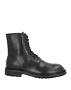 ANN DEMEULEMEESTER ANN DEMEULEMEESTER MAN ANKLE BOOTS BLACK SIZE 9.5 SOFT LEATHER