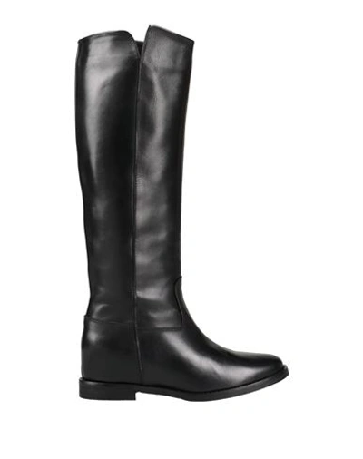 J D Julie Dee Woman Knee Boots Black Size 10 Soft Leather