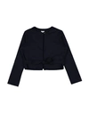 PICCOLA LUDO PICCOLA LUDO TODDLER GIRL CARDIGAN MIDNIGHT BLUE SIZE 6 POLYESTER, VISCOSE, ELASTANE