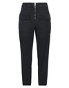 Dondup Woman Pants Midnight Blue Size 27 Cotton, Lyocell, Elastane In Blue