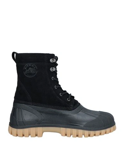 Diemme Man Ankle Boots Black Size 4.5 Soft Leather