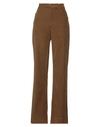 Dondup Woman Pants Khaki Size 31 Cotton, Lyocell, Elastane In Beige