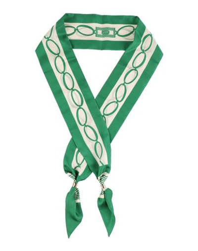 Elisabetta Franchi Woman Ties & Bow Ties Green Size - Silk