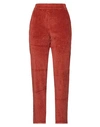 Momoní Woman Pants Tomato Red Size 6 Cotton, Modal, Elastane