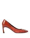 Roger Vivier Woman Pumps Tan Size 6 Soft Leather In Brown