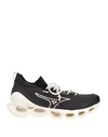 Mizuno Side Logo-detail Low-top Sneakers In Black