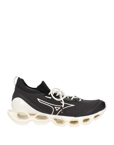 MIZUNO MIZUNO MAN SNEAKERS BLACK SIZE 7.5 TEXTILE FIBERS