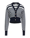 Suoli Woman Cardigan Midnight Blue Size 6 Cotton