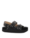 Isabel Marant Woman Sandals Black Size 6 Soft Leather