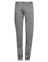 Emporio Armani Man Pants Grey Size 34w-34l Cotton, Elastane