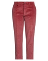 Berwich Woman Pants Brick Red Size 12 Cotton