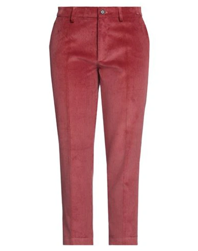Berwich Woman Pants Brick Red Size 12 Cotton