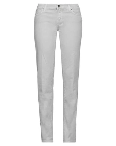 Jacob Cohёn Woman Denim Pants Grey Size 29 Cotton, Elastane In Grey