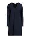 Diana Gallesi Woman Mini Dress Navy Blue Size 8 Viscose, Polyamide, Elastane