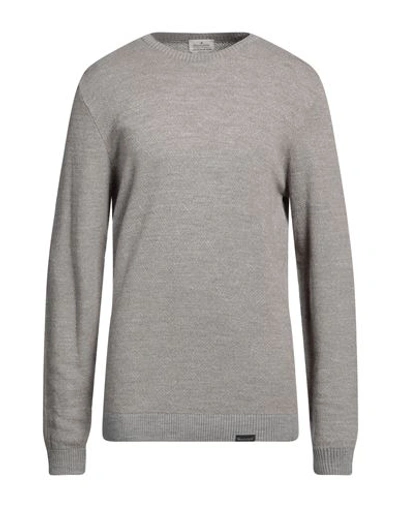 Brooksfield Man Sweater Dove Grey Size 42 Wool, Acrylic, Viscose, Polyamide, Cashmere