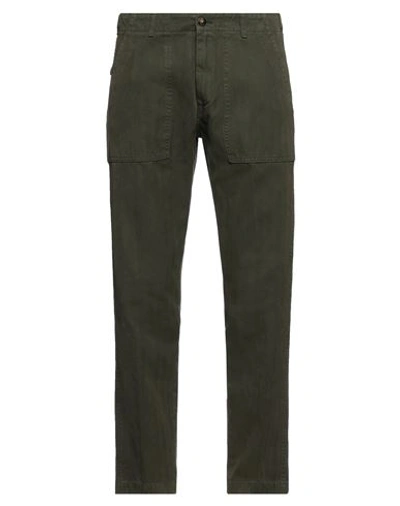 Cruna Man Pants Military Green Size 38 Cotton