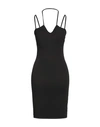 Na-kd Woman Mini Dress Black Size Xxs Viscose, Polyester, Elastane