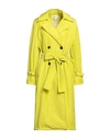 Suoli Woman Coat Light Green Size 2 Polyester In Green