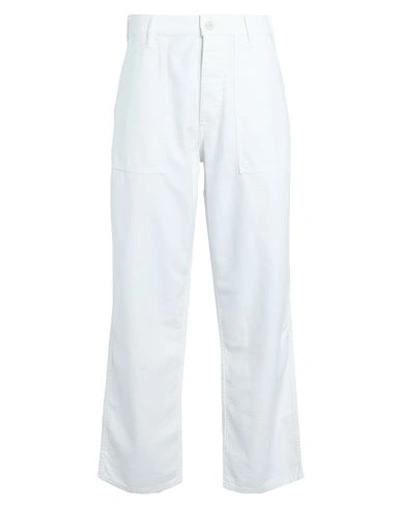 Polo Ralph Lauren Cotton Sateen Utility Pant Woman Pants White Size 10 Cotton