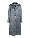 Maison Margiela Woman Coat Deep Jade Size 4 Acetate In Green