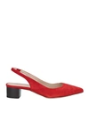 Theory Woman Pumps Red Size 7 Soft Leather