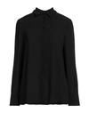 Diana Gallesi Woman Shirt Black Size 14 Polyester