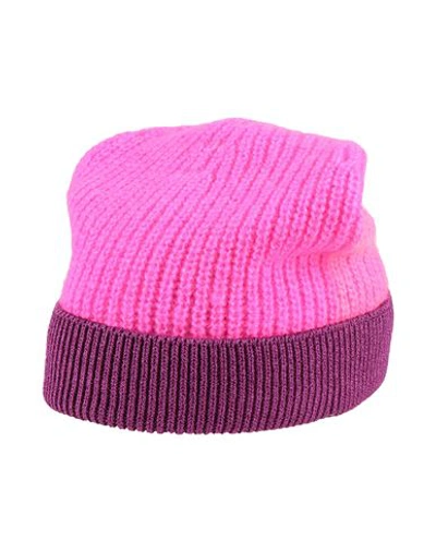 Pinko Woman Hat Fuchsia Size Onesize Polyamide, Mohair Wool, Alpaca Wool