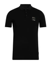 Armani Exchange Man Polo Shirt Black Size Xxl Cotton