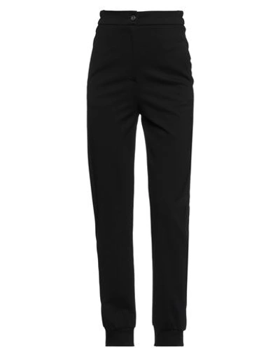 Pinko Woman Pants Black Size 8 Viscose, Polyamide, Elastane