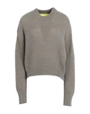 Jjxx By Jack & Jones Woman Sweater Taupe Size S Acrylic, Nylon, Wool, Alpaca Wool In Grey