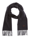 Hickey Freeman Gingham Cashmere Scarf