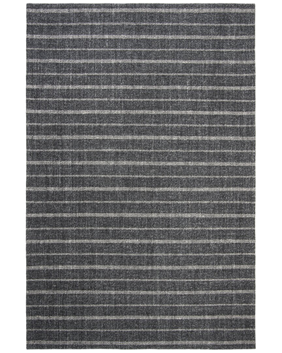 Ralph Lauren Lauren  Miles Stripe Hand Woven Rug In Charcoal