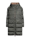 Max Mara The Cube Woman Down Jacket Military Green Size 2 Polyamide, Polyester