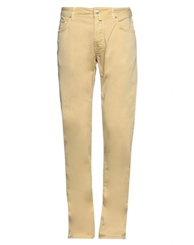 Jacob Cohёn Man Pants Light Yellow Size 33 Cotton, Elastane