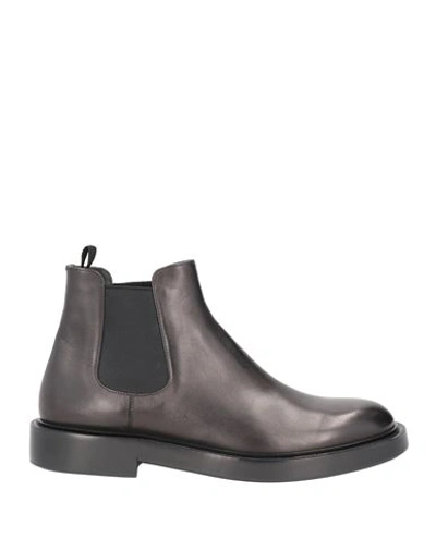 Giorgio Armani Man Ankle Boots Black Size 9 Soft Leather