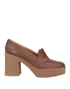 Parisienne Woman Loafers Brown Size 10 Soft Leather