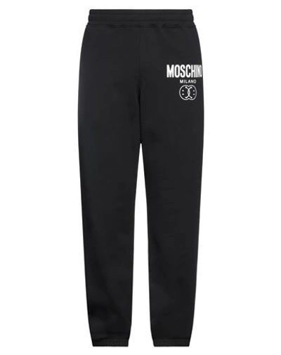 Moschino Man Pants Black Size 32 Cotton