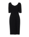 Dolce & Gabbana Woman Midi Dress Black Size 2 Viscose, Acetate, Elastane In Black