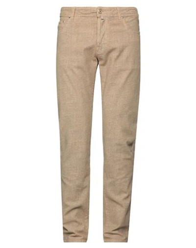 Jacob Cohёn Man Pants Sand Size 35 Cotton, Elastane, Polyester In Beige