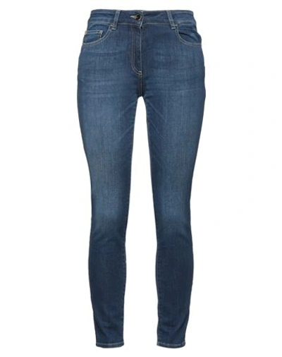 Nenette Woman Jeans Blue Size 30 Cotton, Elastane
