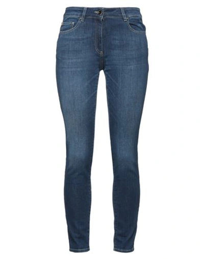 Nenette Woman Jeans Blue Size 27 Cotton, Elastane