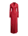 Philosophy Di Lorenzo Serafini Woman Long Dress Red Size 4 Viscose