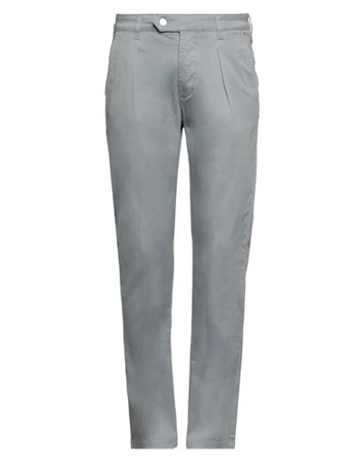 Entre Amis Man Pants Grey Size 32 Cotton, Elastane In Grey
