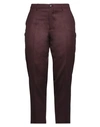 Berwich Woman Pants Deep Purple Size 10 Virgin Wool In Purple