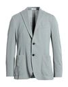 Boglioli Man Suit Jacket Light Grey Size 46 Cotton