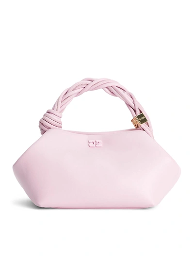 Ganni Light Pink  Bou Bag In Pink & Purple