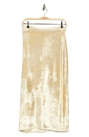 Vince Panne Sweater Skirt In Pale Sand